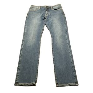 Flint & Tinder Jeans Men's Size 32x32 Slim Fit Stretch Blue Denim Fade (33x32.5)